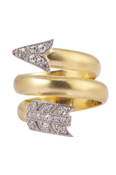 Sylva & Cie Diamond Cupid Arrow Ring | Thumbnail 1