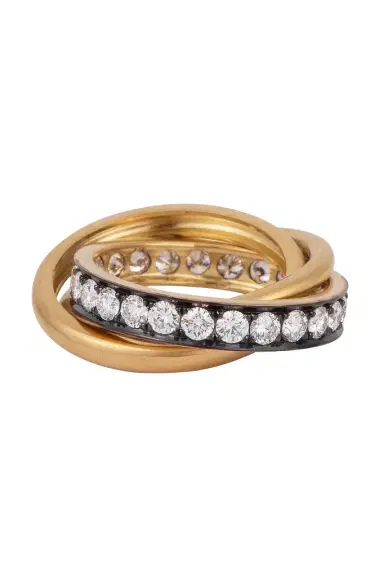 Sylva & Cie Diamond Trinity Ring | Thumbnail 1 Sylva & Cie Diamond Trinity Ring | Thumbnail 1