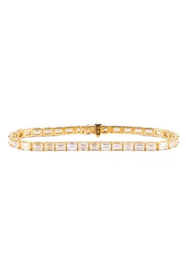 Sylva & Cie Diamond Emerald-Cut Bracelet | Thumbnail 1