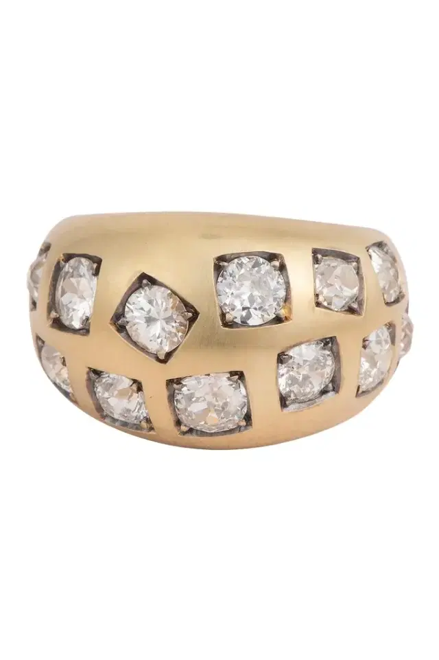 Sylva & Cie Diamond Old-European Dome Ring