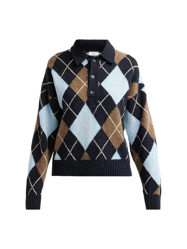 A.L.C. Women's Lennon Argyle Polo Sweater