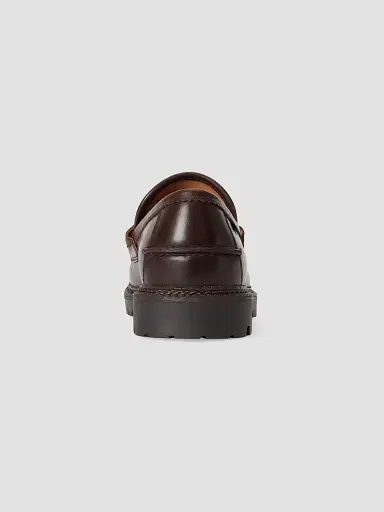 Polo Ralph Lauren Men's Jett Leather & Tweed Penny Loafers | Thumbnail 3 Polo Ralph Lauren Men's Jett Leather & Tweed Penny Loafers | Thumbnail 3