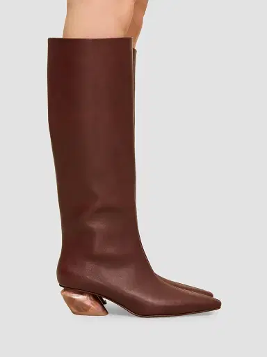 Cult Gaia Women's City 45MM Leather Knee-High Boots | Thumbnail 2 Cult Gaia Women's City 45MM Leather Knee-High Boots | Thumbnail 2