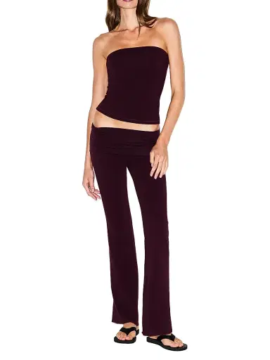 Skims Women's Cotton Jersey Foldover Pants | Thumbnail 2 Skims Women's Cotton Jersey Foldover Pants | Thumbnail 2