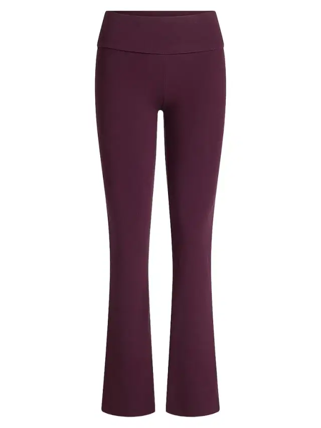 Skims Women's Cotton Jersey Foldover Pants