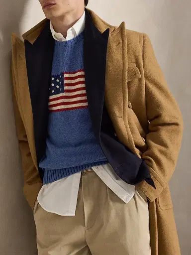 Polo Ralph Lauren Men's The Iconic Flag Sweater | Thumbnail 6 Polo Ralph Lauren Men's The Iconic Flag Sweater | Thumbnail 6