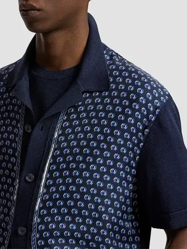 Ralph Lauren Purple Label Men's Camp-Collar Short-Sleeve Cardigan | Thumbnail 6 Ralph Lauren Purple Label Men's Camp-Collar Short-Sleeve Cardigan | Thumbnail 6