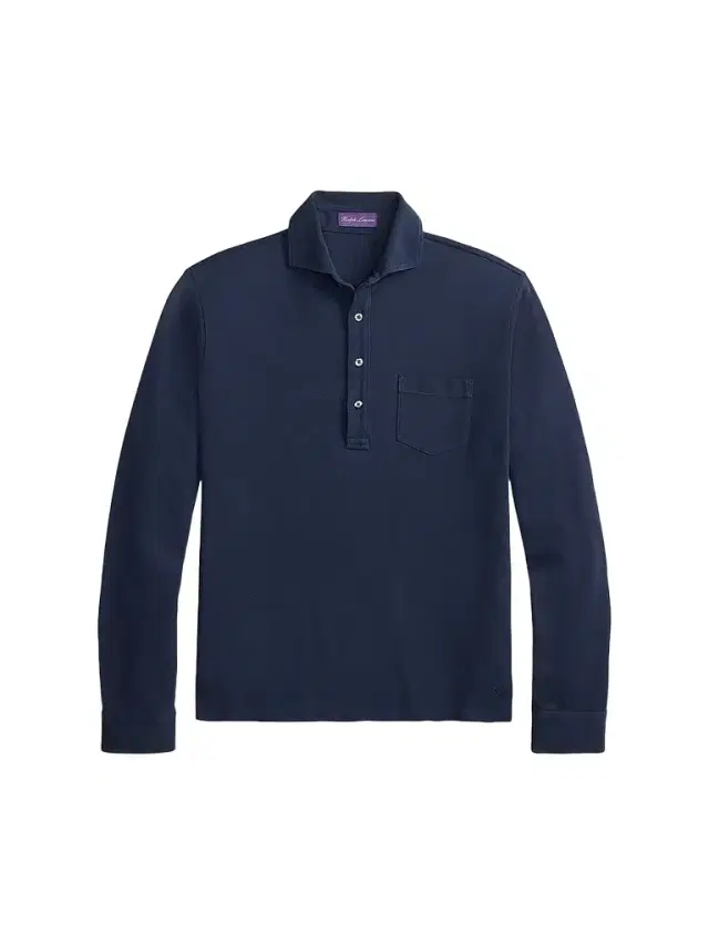 Ralph Lauren Purple Label Men's Soft Cotton Long-Sleeve Polo Shirt