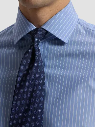 Ralph Lauren Purple Label Men's Aston Striped Cotton Dress Shirt | Thumbnail 6
