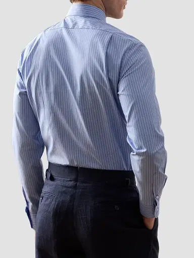 Ralph Lauren Purple Label Men's Aston Striped Cotton Dress Shirt | Thumbnail 8