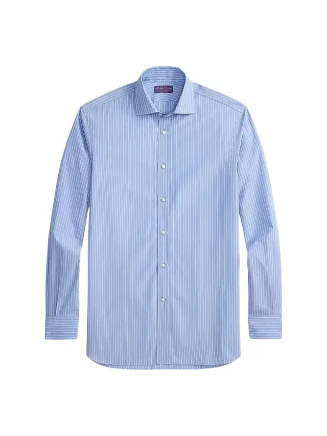 Ralph Lauren Purple Label Men's Aston Striped Cotton Dress Shirt
