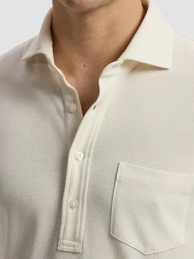 Ralph Lauren Purple Label Men's Soft Cotton Long-Sleeve Polo Shirt | Thumbnail 5
