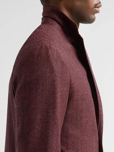 Sartorio Napoli Men's Melange Herringbone Wool Sport Coat | Thumbnail 7 Sartorio Napoli Men's Melange Herringbone Wool Sport Coat | Thumbnail 7
