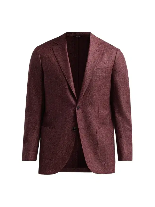 Sartorio Napoli Men's Melange Herringbone Wool Sport Coat