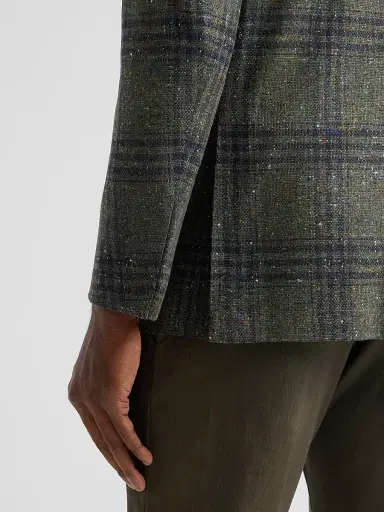 Sartorio Napoli Men's Glen Check Donegal-Effect Wool Sport Coat | Thumbnail 8 Sartorio Napoli Men's Glen Check Donegal-Effect Wool Sport Coat | Thumbnail 8