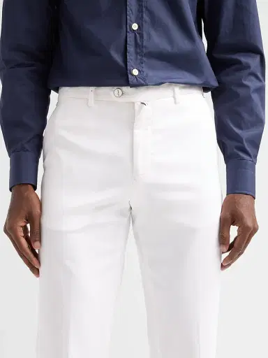 Kiton Men's Extended-Tab Flat-Front Trousers | Thumbnail 5