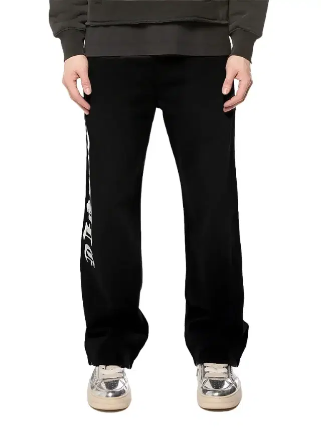 Purple Brand Men's Logo Cotton Fleece Straight-Leg Sweatpants