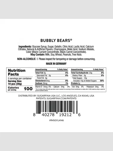 Sugarfina Bubbly Bears Celebration Bottle | Thumbnail 3 Sugarfina Bubbly Bears Celebration Bottle | Thumbnail 3