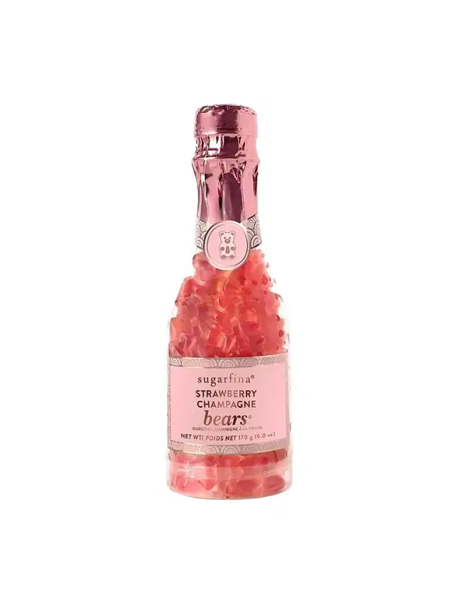 Sugarfina StrawberryChampagne Bears Celebration Bottle