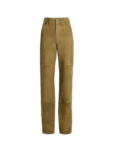 Altuzarra Women's Mills Suede Straight Pants | Thumbnail 1 Altuzarra Women's Mills Suede Straight Pants | Thumbnail 1