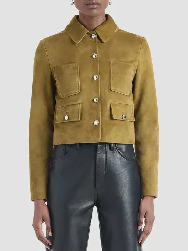 Altuzarra Women's Astley Suede Jacket | Thumbnail 3 Altuzarra Women's Astley Suede Jacket | Thumbnail 3