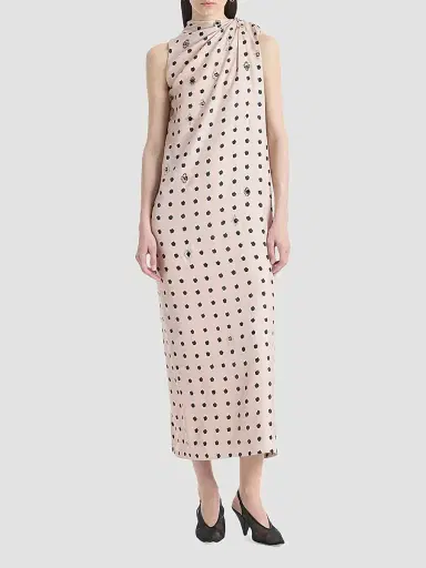 Altuzarra Women's Jackie Printed Silk Midi Dress | Thumbnail 2