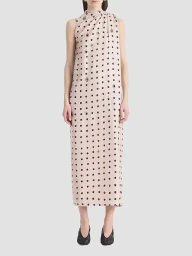 Altuzarra Women's Jackie Printed Silk Midi Dress | Thumbnail 4