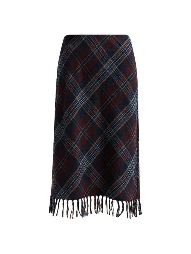 DÔEN Women's Elowette Knotted Fringe Midi Skirt