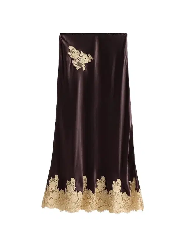 DÔEN Women's Elowen Bias-Cut Silk Midi Skirt