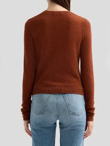 DÔEN Women's Heath Cashmere Henley Sweater | Thumbnail 3 DÔEN Women's Heath Cashmere Henley Sweater | Thumbnail 3