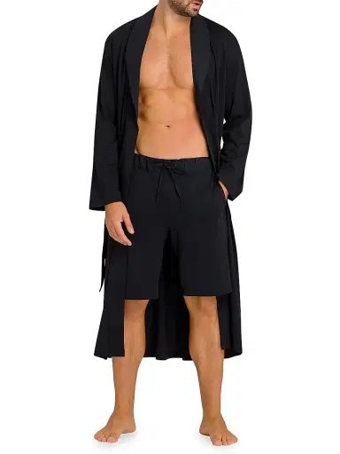 Hanro Night And Day Long Sleeve Robe | Thumbnail 4