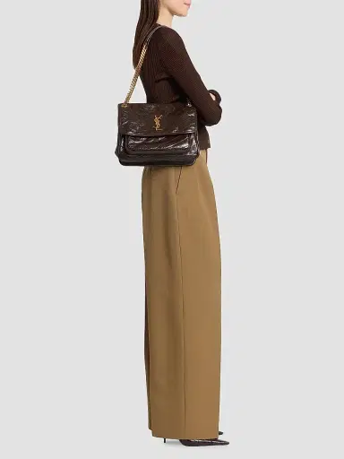 Saint Laurent Women's Niki Medium Shoulder Bag in Vintage Leather | Thumbnail 2 Saint Laurent Women's Niki Medium Shoulder Bag in Vintage Leather | Thumbnail 2