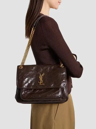 Saint Laurent Women's Niki Medium Shoulder Bag in Vintage Leather | Thumbnail 3 Saint Laurent Women's Niki Medium Shoulder Bag in Vintage Leather | Thumbnail 3