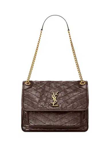 Saint Laurent Women's Niki Medium Shoulder Bag in Vintage Leather | Thumbnail 1 Saint Laurent Women's Niki Medium Shoulder Bag in Vintage Leather | Thumbnail 1