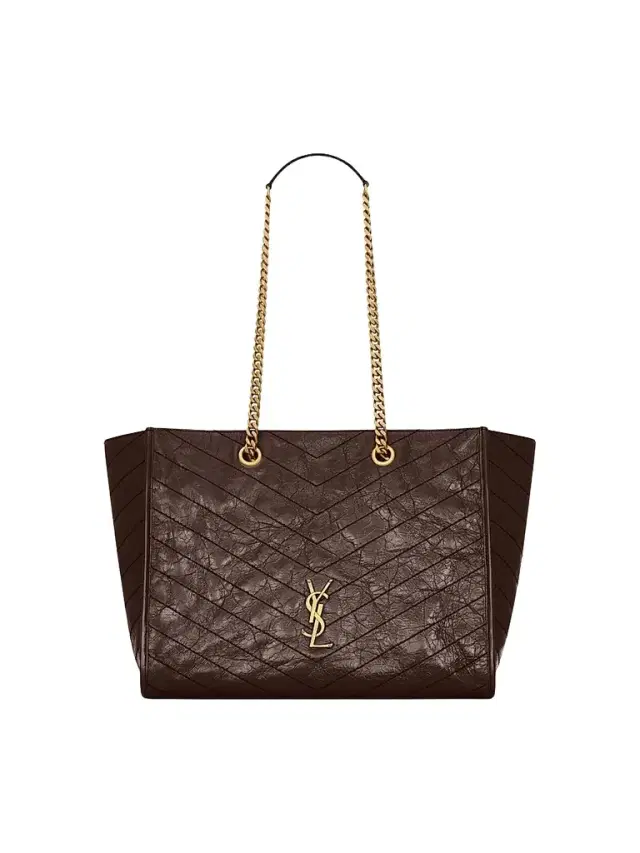 Saint Laurent Women's Niki Shopping Bag in Vintage Leather