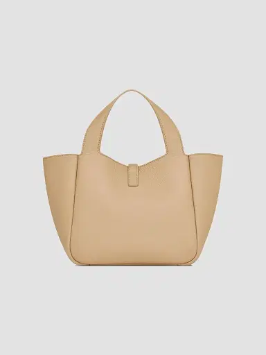 Saint Laurent Women's Le 5 à 7 Baby Bea Top Handle Bag in Grained Leather | Thumbnail 2