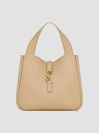 Saint Laurent Women's Le 5 à 7 Baby Bea Top Handle Bag in Grained Leather | Thumbnail 3