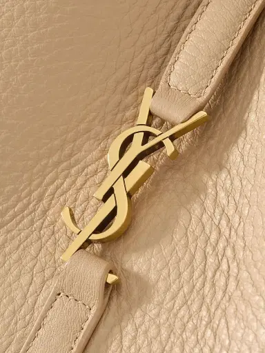 Saint Laurent Women's Le 5 à 7 Baby Bea Top Handle Bag in Grained Leather | Thumbnail 7