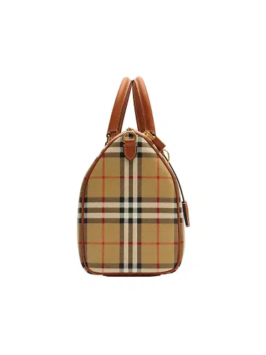 Burberry Women's Medium Check Bowling Bag | Thumbnail 4 Burberry Women's Medium Check Bowling Bag | Thumbnail 4