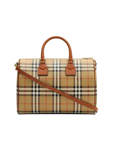 Burberry Women's Medium Check Bowling Bag | Thumbnail 5 Burberry Women's Medium Check Bowling Bag | Thumbnail 5