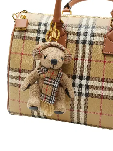 Burberry Women's Medium Check Bowling Bag | Thumbnail 6 Burberry Women's Medium Check Bowling Bag | Thumbnail 6