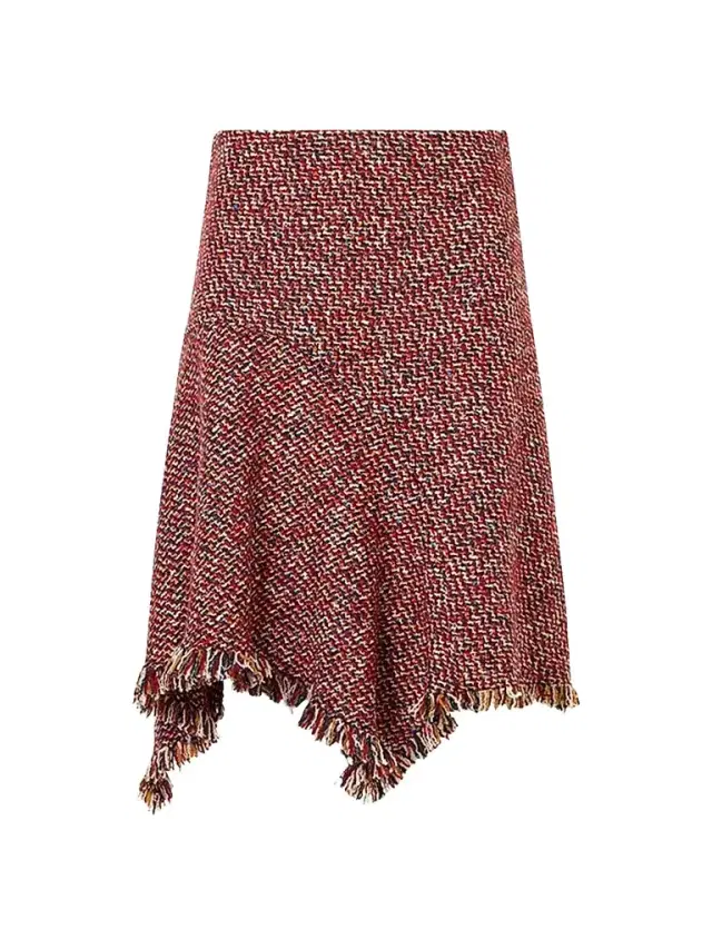 Akris punto Women's Tweed Handkerchief Skirt