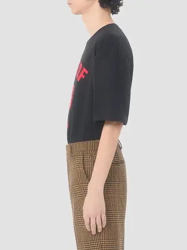 Valentino Garavani Men's Cotton T-Shirt with Panther Print | Thumbnail 4 Valentino Garavani Men's Cotton T-Shirt with Panther Print | Thumbnail 4