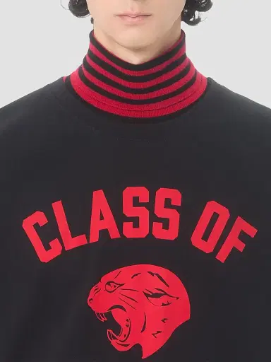 Valentino Garavani Men's Cotton T-Shirt with Panther Print | Thumbnail 6 Valentino Garavani Men's Cotton T-Shirt with Panther Print | Thumbnail 6