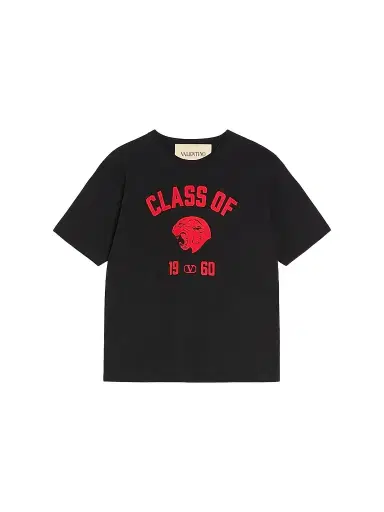 Valentino Garavani Men's Cotton T-Shirt with Panther Print | Thumbnail 1 Valentino Garavani Men's Cotton T-Shirt with Panther Print | Thumbnail 1