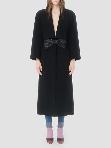 Valentino Garavani Women's Soft Drap Coat | Thumbnail 3