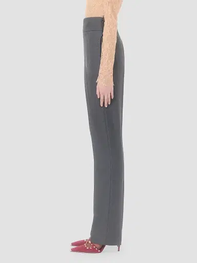 Valentino Garavani Women's Textured Silk Wool Pants | Thumbnail 4 Valentino Garavani Women's Textured Silk Wool Pants | Thumbnail 4