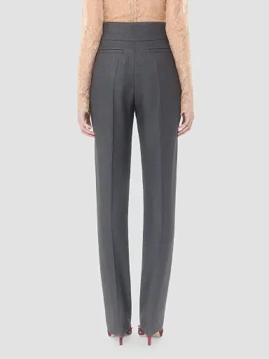 Valentino Garavani Women's Textured Silk Wool Pants | Thumbnail 5 Valentino Garavani Women's Textured Silk Wool Pants | Thumbnail 5