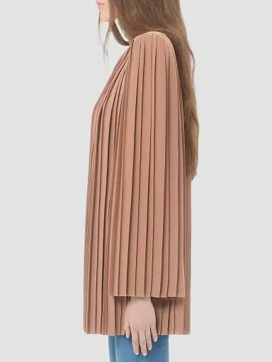 Valentino Garavani Women's Cady Couture Pleated Top | Thumbnail 4