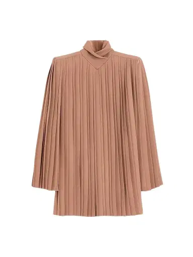 Valentino Garavani Women's Cady Couture Pleated Top | Thumbnail 1
